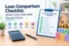 Loan Comparison Checklist